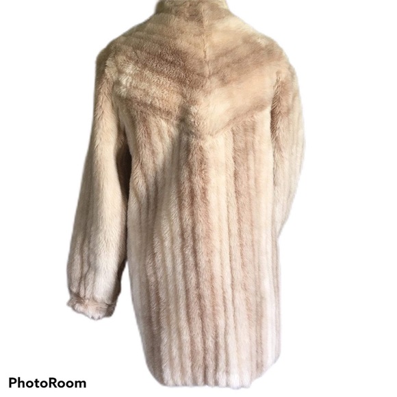 Jacques Saint Laurent Vintage Faux Fur Coat - Picture 3 of 8